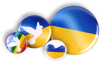 Stand with Ukraine Buttons