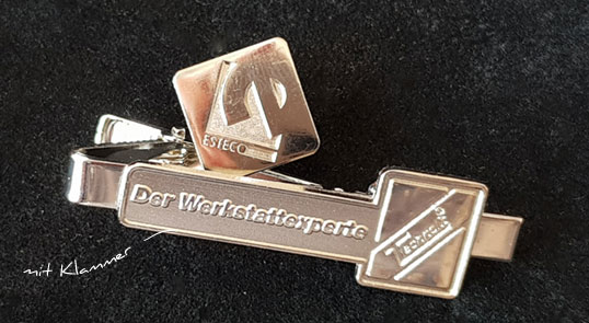 Pins im Sandstrahlverfahren