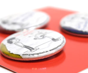 Karte mit 3 Buttons 44mm, Gregs Tagebuch