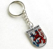 geprägte Metall-Schlüsselkette "Wappen", Offset-Druck